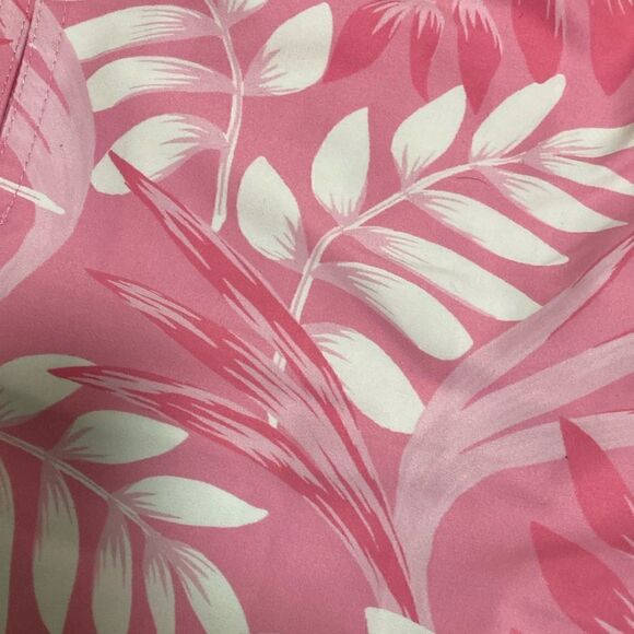 Strong Boat Classic Boys Swim Trunks in White/Pink Frond Print. Size 12. - Picture 6 of 9